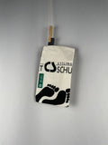 Mini Täschchen – Jute mit Füße-Print