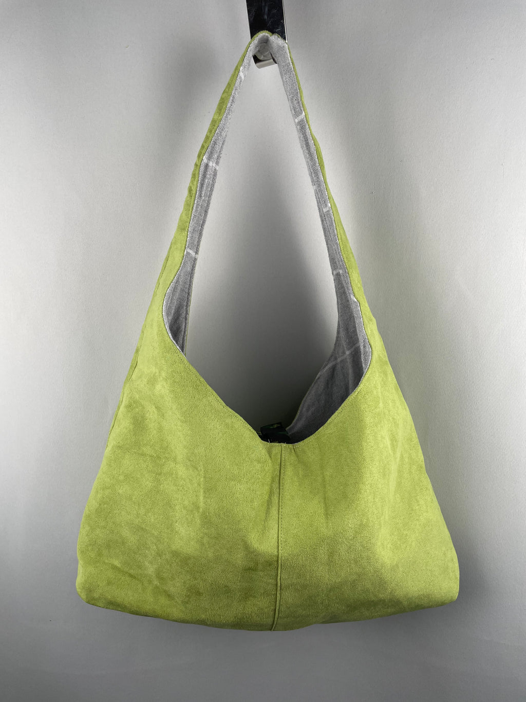 One Handle Bag – Grüner Polsterstoff