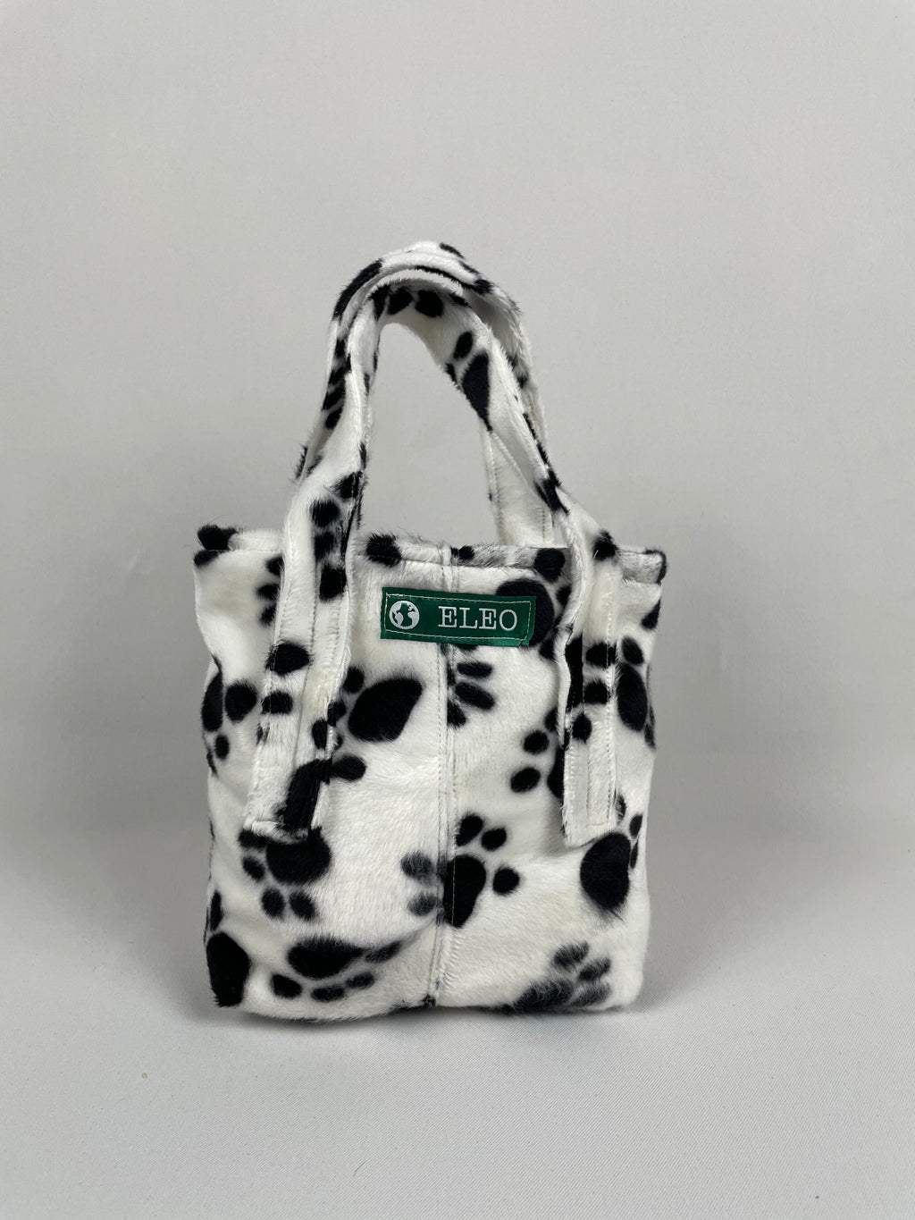 Mini Bag mit Katzenpfoten Print