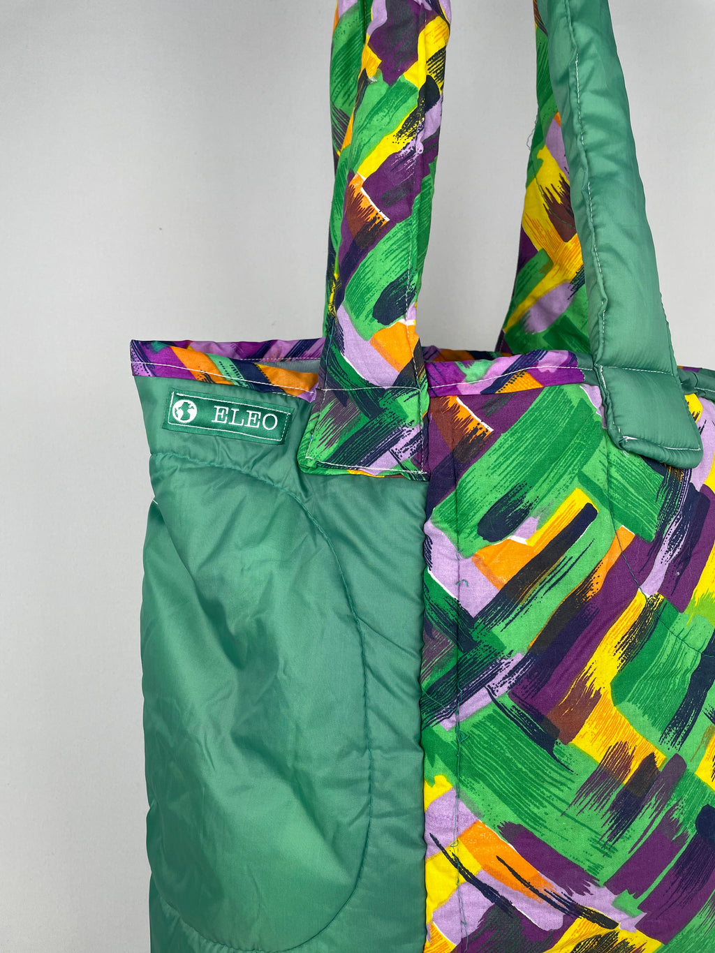 Adventure Bag - Upcycling Tasche Grün & Bunt